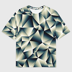 Футболка оверсайз женская Осколки льда, цвет: 3D-принт