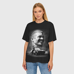 Футболка оверсайз женская Пол Уокер, цвет: 3D-принт — фото 2