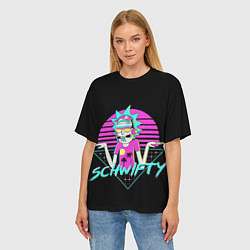Футболка оверсайз женская Рик швифтует, цвет: 3D-принт — фото 2