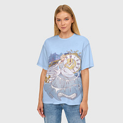 Футболка оверсайз женская Cinderella - big pictures, цвет: 3D-принт — фото 2