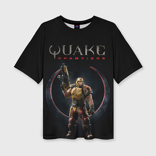 Женская футболка оверсайз Quake champions - Ranger / 3D-принт – фото 1