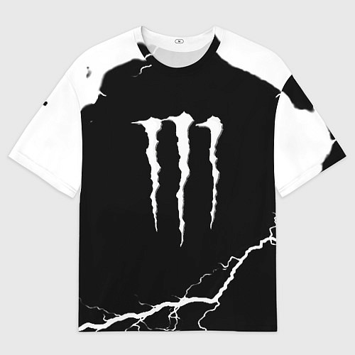 Женская футболка оверсайз Monster energy storm energy / 3D-принт – фото 1
