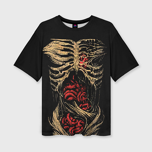 Женская футболка оверсайз Внутренний мир / 3D-принт – фото 1