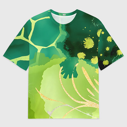 Женская футболка оверсайз Вдохновленный природой / 3D-принт – фото 1