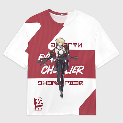 Женская футболка оверсайз Эвелин Шевалье - ZZZ / 3D-принт – фото 1