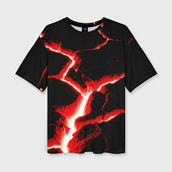 Футболка оверсайз женская The rift, цвет: 3D-принт