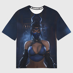 Футболка оверсайз женская Kitana Mortal Kombat, цвет: 3D-принт