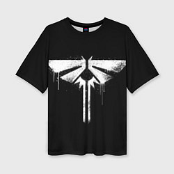 Футболка оверсайз женская Symbol fireflies paint, цвет: 3D-принт