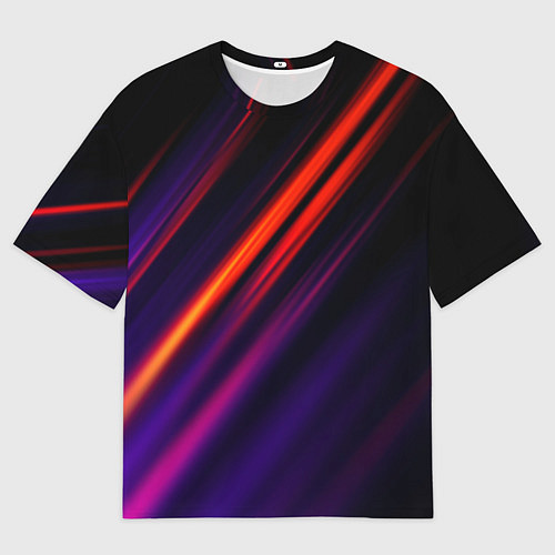 Женская футболка оверсайз Multicolored / 3D-принт – фото 1