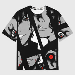 Футболка оверсайз женская Аниме арт, цвет: 3D-принт