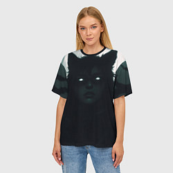 Футболка оверсайз женская Волчица, цвет: 3D-принт — фото 2