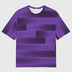 Футболка оверсайз женская Color purple square, цвет: 3D-принт