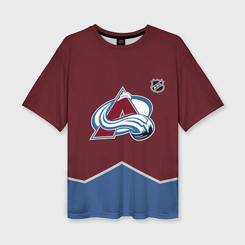 Женская футболка оверсайз Колорадо Эвеланш хоккей / 3D-принт – фото 1