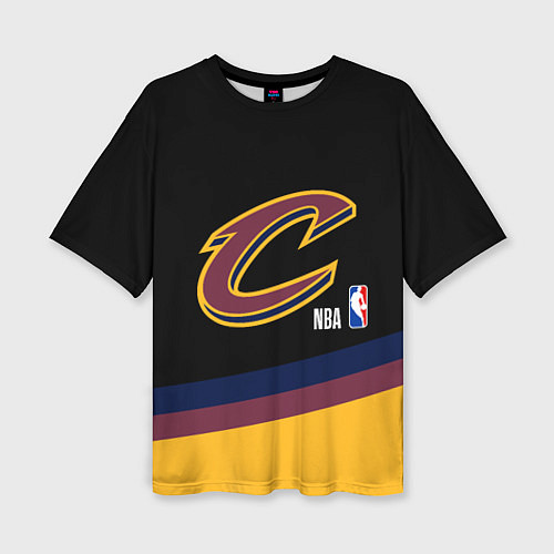 Женская футболка оверсайз Cleveland Cavaliers NBA basketball / 3D-принт – фото 1