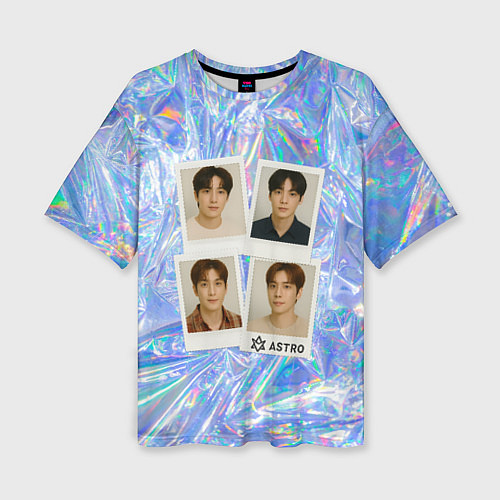 Женская футболка оверсайз Astro четыре фото / 3D-принт – фото 1
