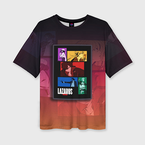 Женская футболка оверсайз Lazarus Art / 3D-принт – фото 1