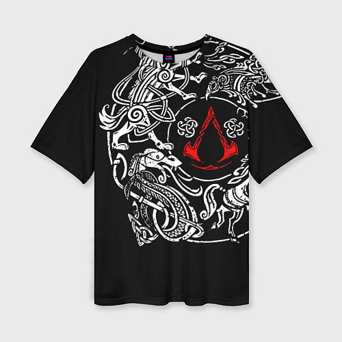 Женская футболка оверсайз Ассасин Крид Раграрек / 3D-принт – фото 1