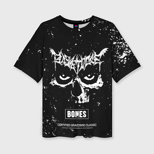 Женская футболка оверсайз Bones album - глаза / 3D-принт – фото 1