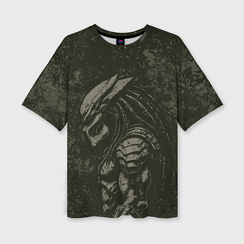 Женская футболка оверсайз Predator 1987 / 3D-принт – фото 1