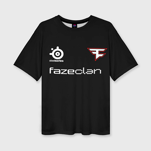 Женская футболка оверсайз FaZe Clan - S1mple 007 / 3D-принт – фото 1