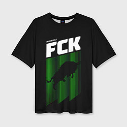 Футболка оверсайз женская FC Krasnodar, цвет: 3D-принт