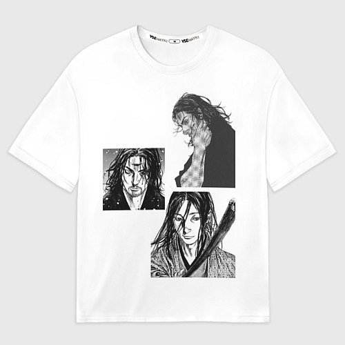 Женская футболка оверсайз Миямото Мусаси, Vagabond / 3D-принт – фото 1