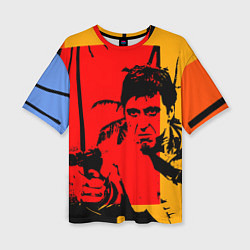 Женская футболка оверсайз Tony Montana