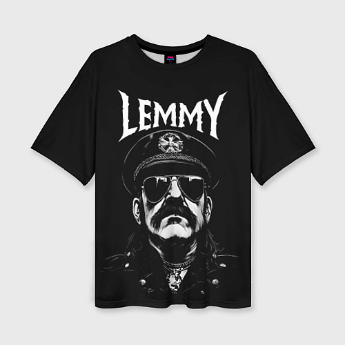 Женская футболка оверсайз Motorhead - lemmy / 3D-принт – фото 1
