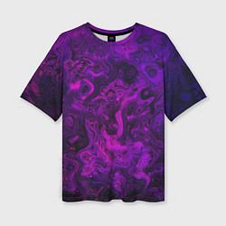 Женская футболка оверсайз Mixing colors