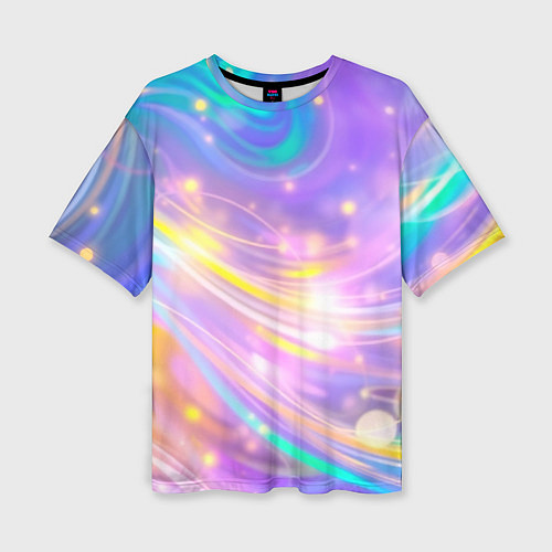 Женская футболка оверсайз Волшебный мистический космос / 3D-принт – фото 1