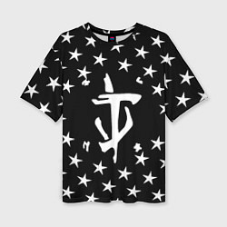 Футболка оверсайз женская Doom star, цвет: 3D-принт