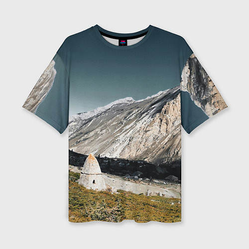 Женская футболка оверсайз Фардык-Кешене / 3D-принт – фото 1