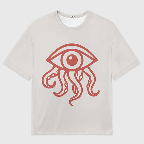 Женская футболка оверсайз Глаз с щупальцами осьминога / 3D-принт – фото 1