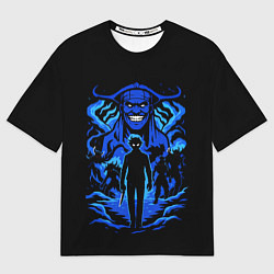 Женская футболка оверсайз Аниме Поднятие уровня в одиночку