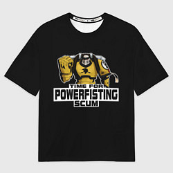 Футболка оверсайз женская Power Fist, цвет: 3D-принт