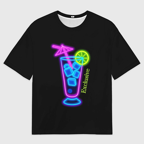 Женская футболка оверсайз Exclusive / 3D-принт – фото 1