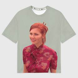 Футболка оверсайз женская Мэри Джейн Kirsten Dunst, цвет: 3D-принт
