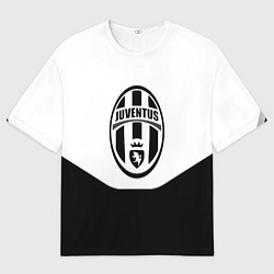 Женская футболка оверсайз Juventus полосы