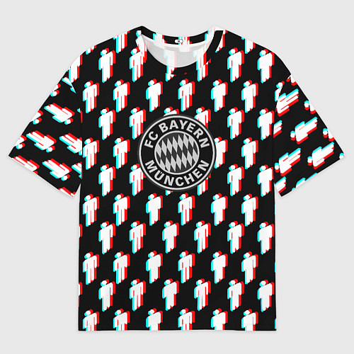 Женская футболка оверсайз Бавария Мюнхен люди / 3D-принт – фото 1