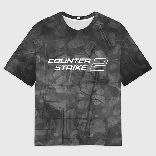 Женская футболка оверсайз Контр cтрайк два / 3D-принт – фото 1