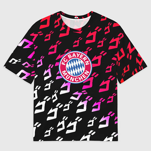 Женская футболка оверсайз Бавария Мюнхен jojo anime / 3D-принт – фото 1