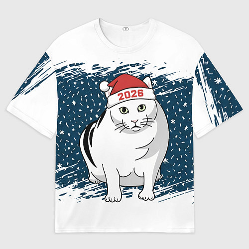 Женская футболка оверсайз Кот Бендер - 2026 / 3D-принт – фото 1