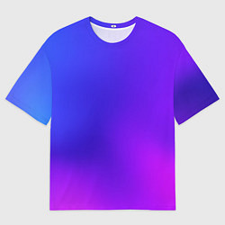 Футболка оверсайз женская Color multicolored gradient, цвет: 3D-принт