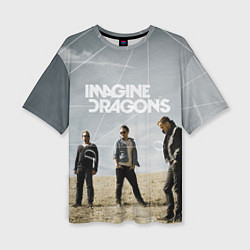Женская футболка оверсайз Imagine Dragons: Boys
