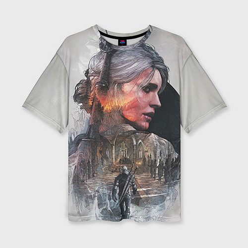 Женская футболка оверсайз Девушки Ведьмака / 3D-принт – фото 1