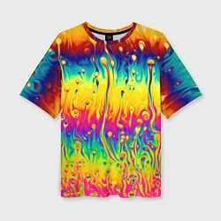 Женская футболка оверсайз Tie dye