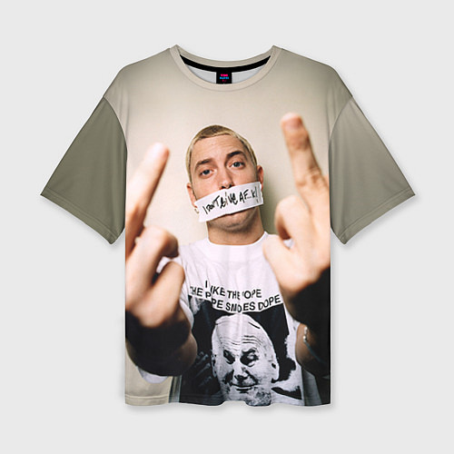 Женская футболка оверсайз Eminem: I am Rap / 3D-принт – фото 1