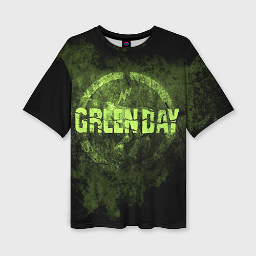 Женская футболка оверсайз Green Day: Acid Voltage / 3D-принт – фото 1