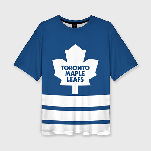 Женская футболка оверсайз Toronto Maple Leafs / 3D-принт – фото 1