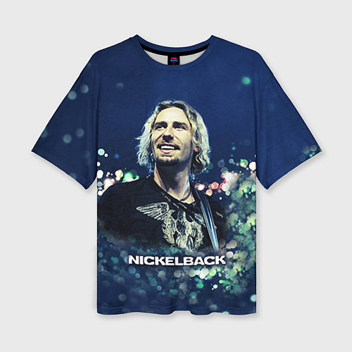 Женская футболка оверсайз Nickelback: Chad Kroeger / 3D-принт – фото 1